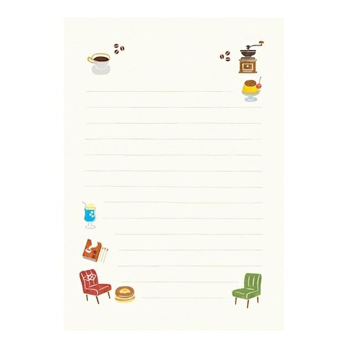 Furukawa Shiko Letter Set: Coffee Shop