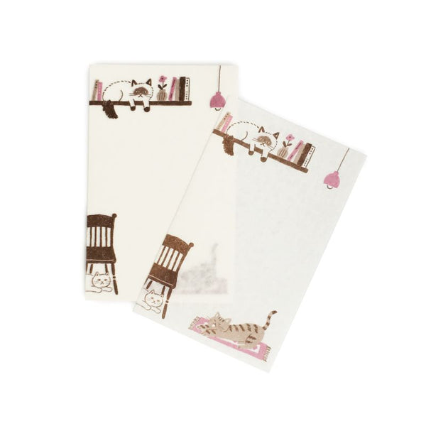 Furukawa Shiko Mini Washi Letter Set: Cats