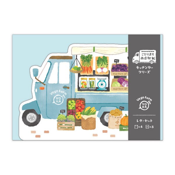 Mind Wave Kotorimachi Shotengai Letter set: Grocery Truck