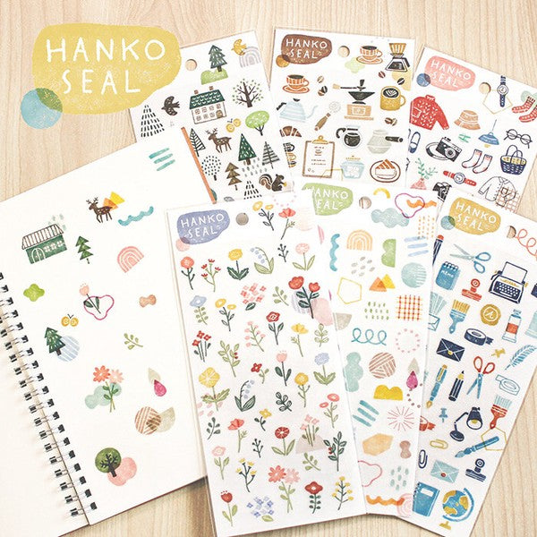 Mind Wave Hanko Seal Sticker: Flower