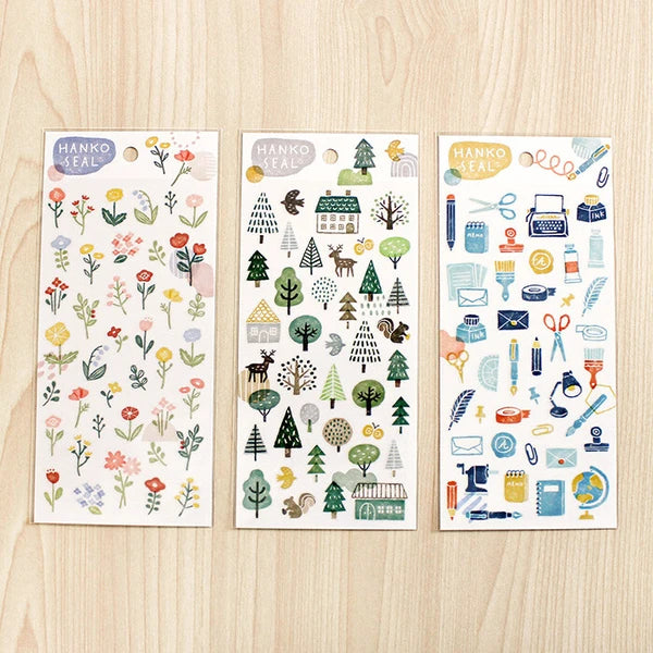 Mind Wave Hanko Seal Sticker: Stationery