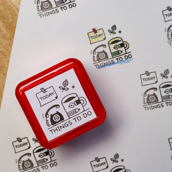 Sanby x eric Portable Push-button Stamp: Things To Do