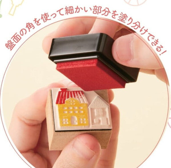 Shachihata Stamp Iromoyo Stamp Ink Warabe: Coral