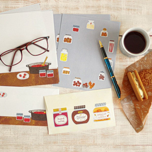 Cozyca x Mariko Fukuoka Letter Set: Seasonal Jar