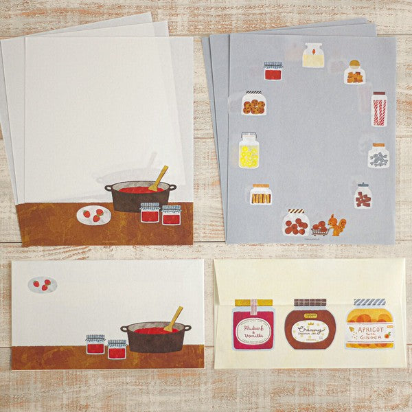 Cozyca x Mariko Fukuoka Letter Set: Seasonal Jar