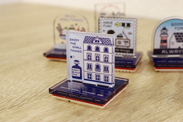 Sanby x eric Acrylic Stand Stamp: Town