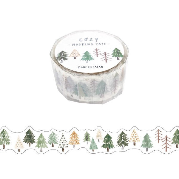 Mind Wave Cozy Series Die-Cut Washi Tape: Forest