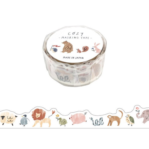 Mind Wave Cozy Series Die-Cut Washi Tape: Animal