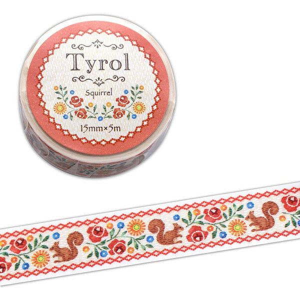 Tyrol Washi Tape: Squirrel