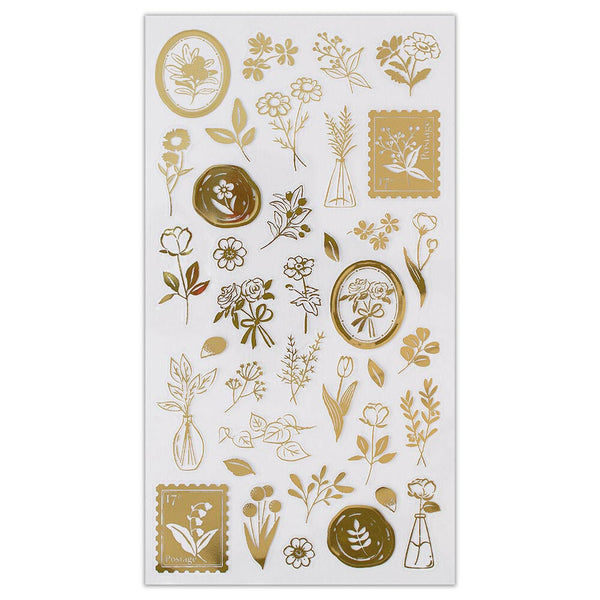 Foil Stamping Sticker: Plants