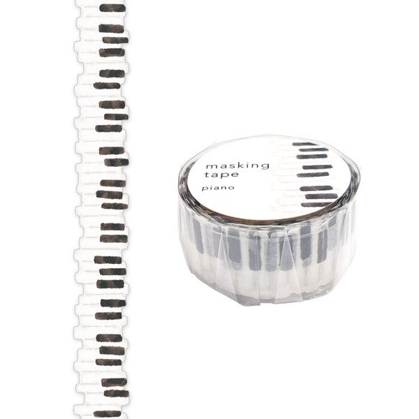 Mind Wave Die-Cut Washi Tape: Piano