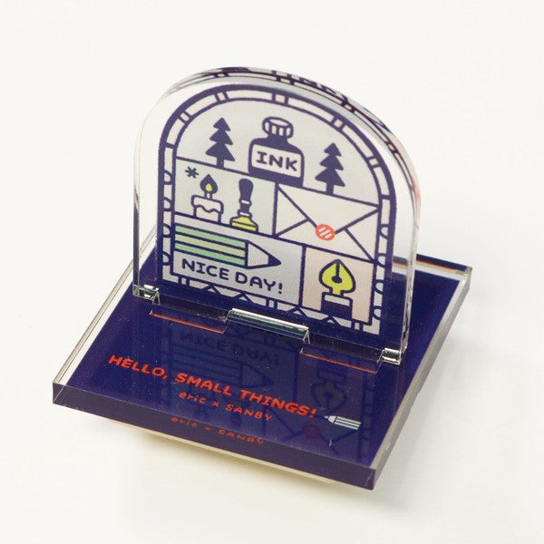 Sanby x eric Acrylic Stand Stamp: Stained Glass