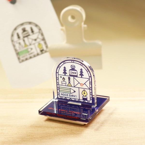 Sanby x eric Acrylic Stand Stamp: Stained Glass