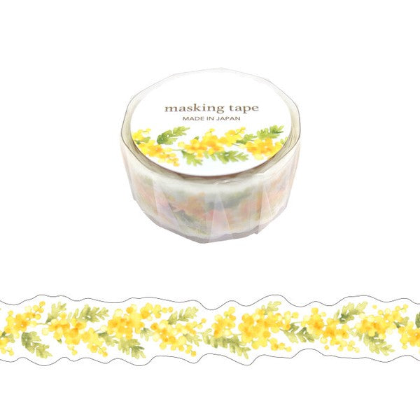 Mind Wave Palette Series Die-Cut Washi Tape: Mimosa