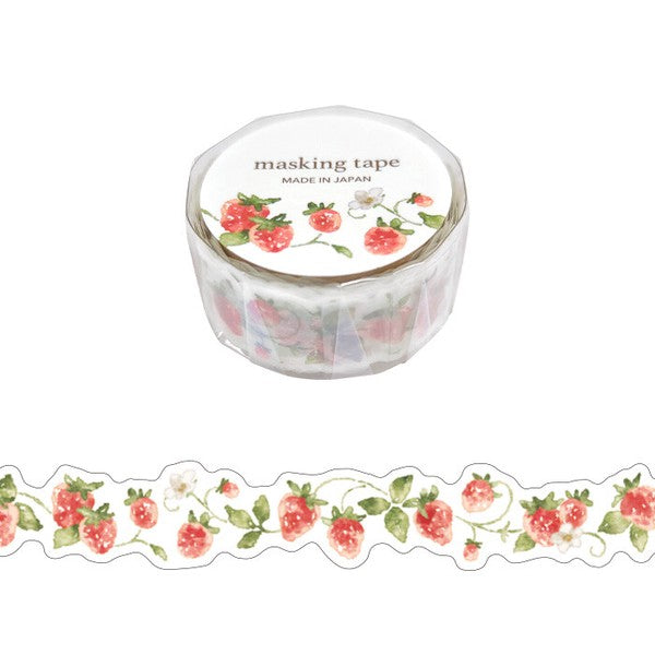 Mind Wave Palette Series Die-Cut Washi Tape: Strawberry