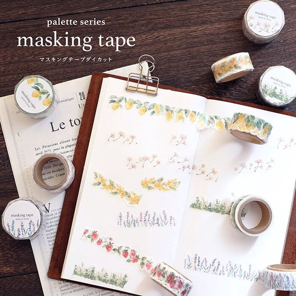 Mind Wave Palette Series Die-Cut Washi Tape: Lemon