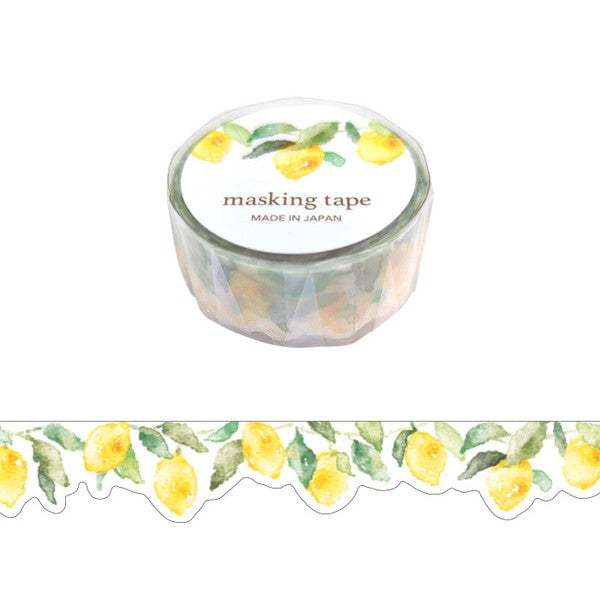 Mind Wave Palette Series Die-Cut Washi Tape: Lemon