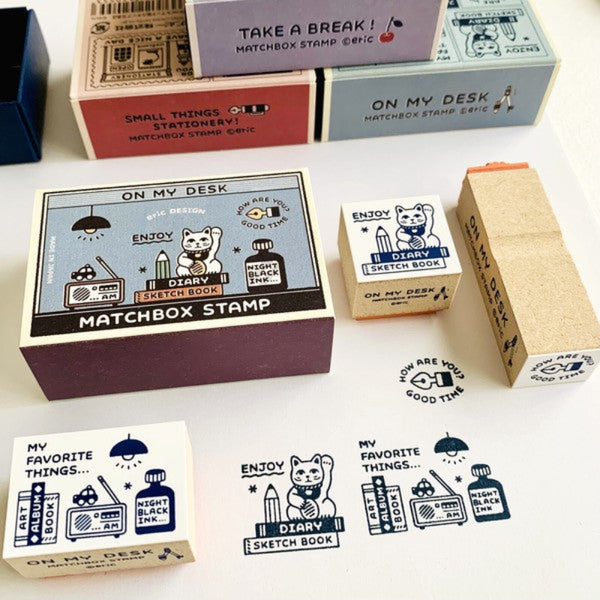 Sanby x eric Matchbox Stamp: On My Desk