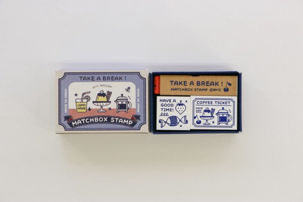 Sanby x eric Matchbox Stamp: Coffee Shop Point