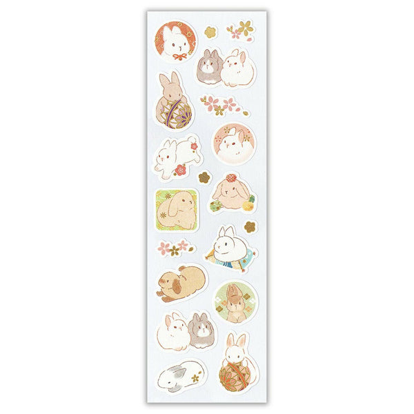 Decoration Seal Sticker: Flower Rabbit