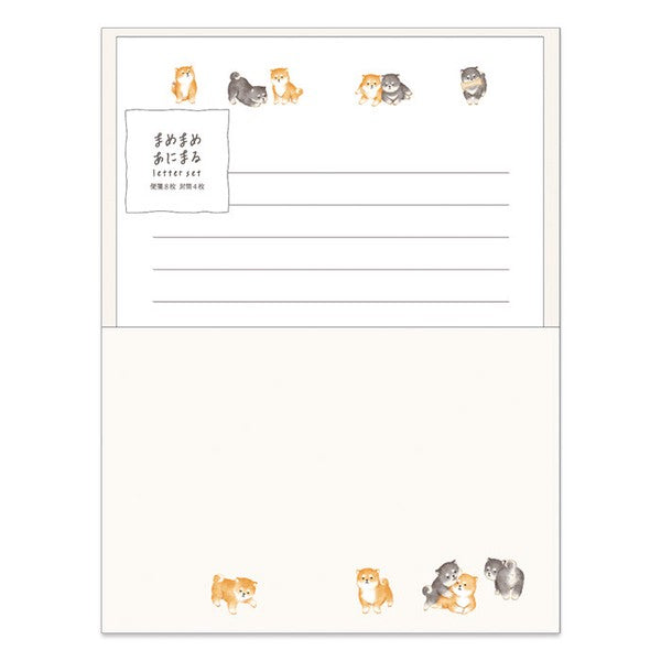 Mind Wave Mame-Mame Animal Letter Set: Shiba Inu