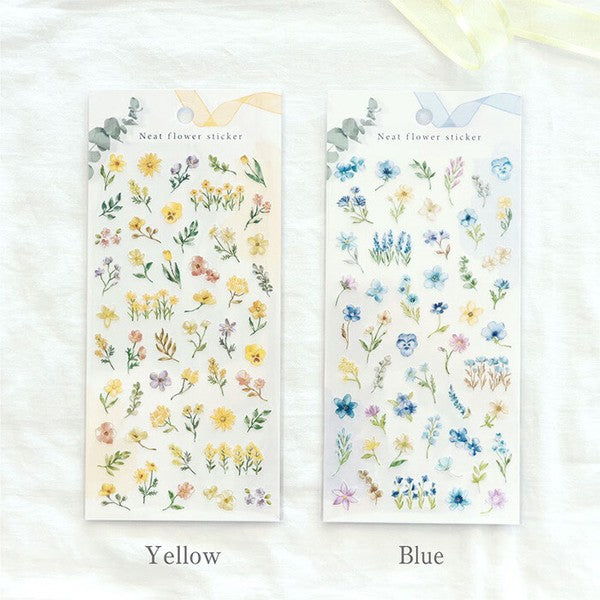 Mind Wave Flower Sticker: Yellow