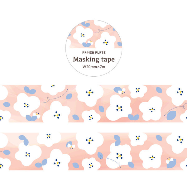 Papier Platz Washi Tape:  Flower