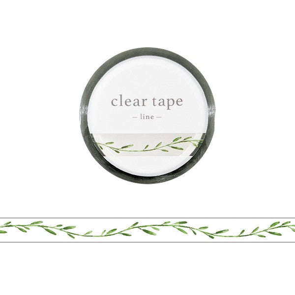 Mind Wave Line Clear PET Tape: Olive