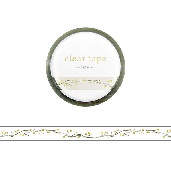 Mind Wave Line Clear PET Tape: Twig