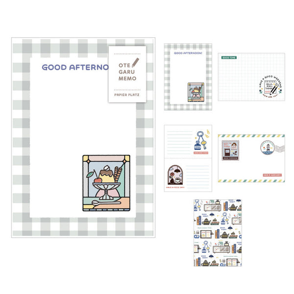 Papier Platz x eric Otegaru Memo Pad: Good Afternoon