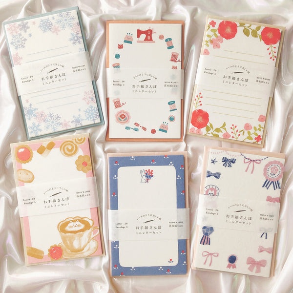 Furukawa Shiko Mini Washi Letter Set: Sewing