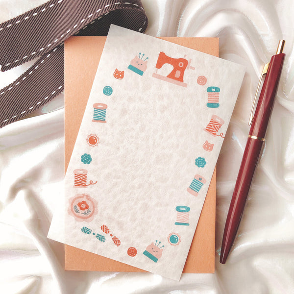 Furukawa Shiko Mini Washi Letter Set: Sewing