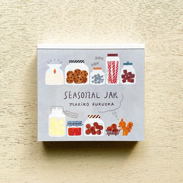 Cosyca x Mariko Fukuoka Memo Block: Seasonal Jar