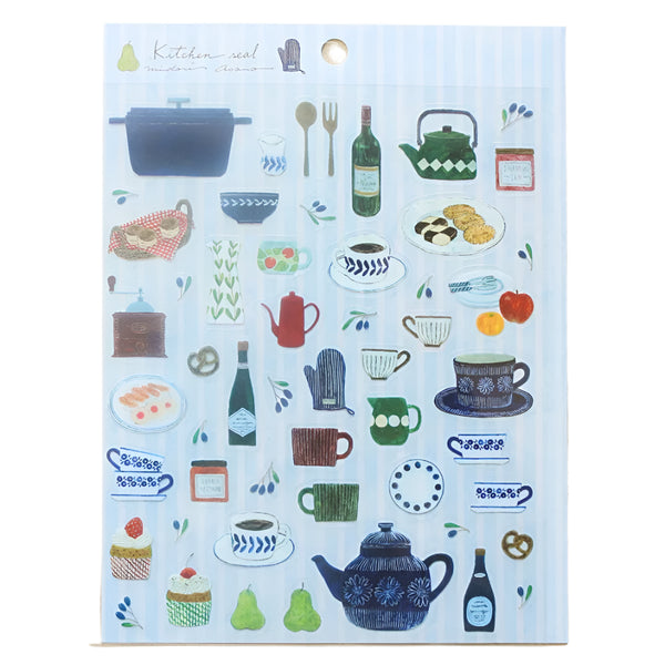 Cozyca x Asano Midori Sticker: Kitchen