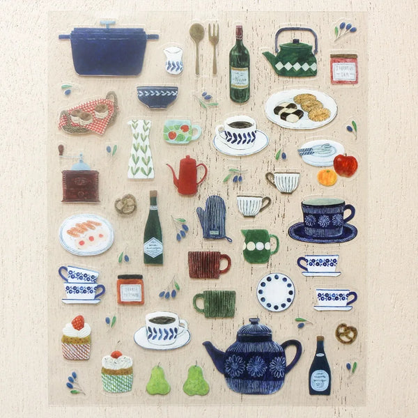 Cozyca x Asano Midori Sticker: Kitchen