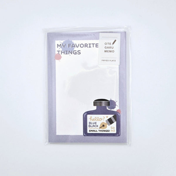 Papier Platz x eric Otegaru Memo Pad: My Favorite Things