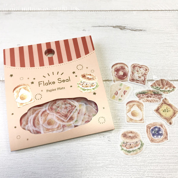 Papier Platz x Nakauchi Waka Flake Sticker: Sandwiches