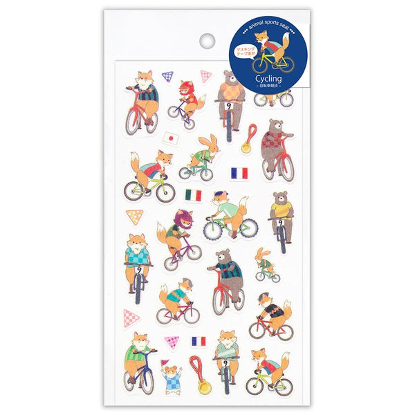 Sports Seal Sticker Cycling