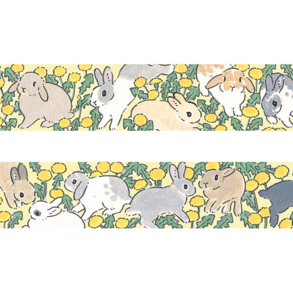 Papier Platz x Moriyama Motoko Washi Tape: Rabbit