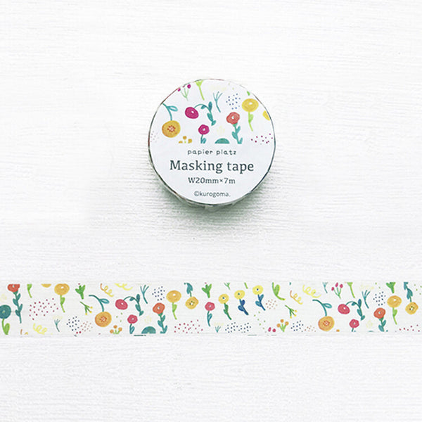 Papier Platz x Kurogoma Washi Tape: Flowers