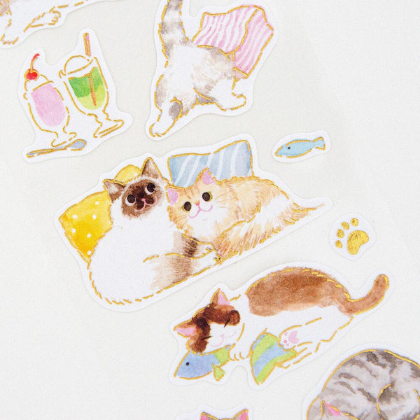 Decoration Sticker: Nekorobi Cat Cafe