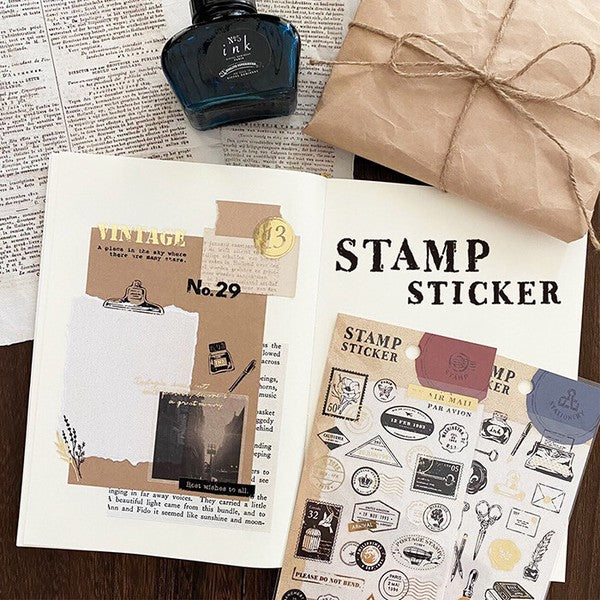 Mind Wave Stamp Sticker: Stationery