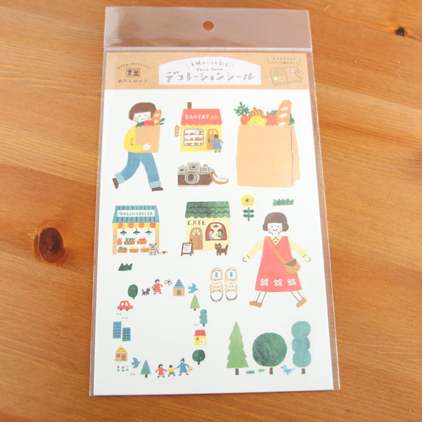 Furukawa Shiko My Perfect Day Decoration Sticker: Outing