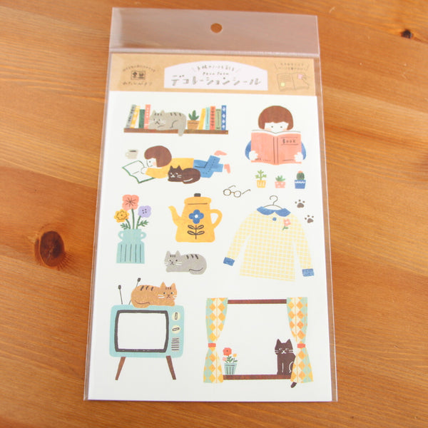 Furukawa Shiko My Perfect Day Decoration Sticker: Home Time