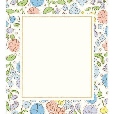 Furukawa Shiko My Perfect Day Memo Pad: 4 Design Flowers