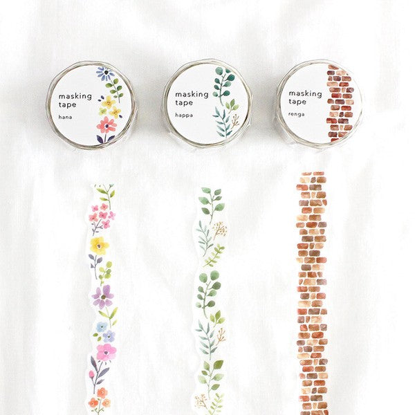 Mind Wave Die-Cut Washi Tape: Happa