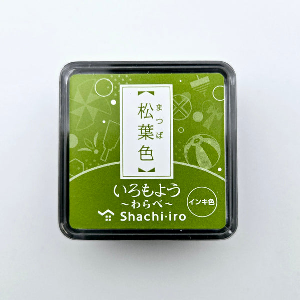 Shachihata Stamp Iromoyo Stamp Ink Warabe: Matsuba