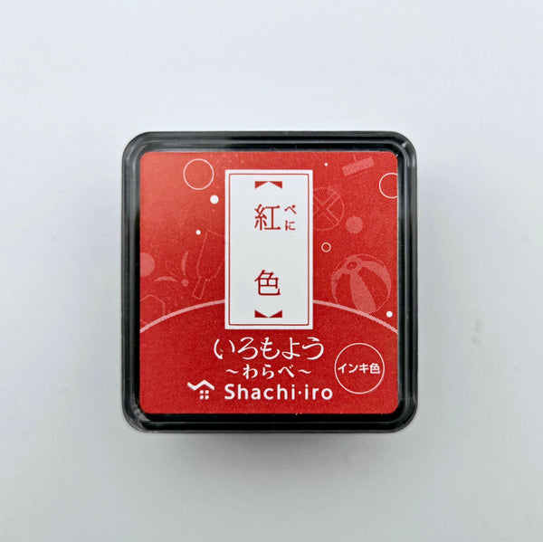 Shachihata Stamp Iromoyo Stamp Ink Warabe: Red