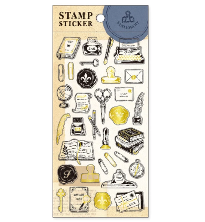 Mind Wave Stamp Sticker: Stationery